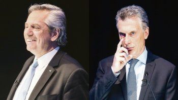 Alberto Fernández y Mauricio Macri.