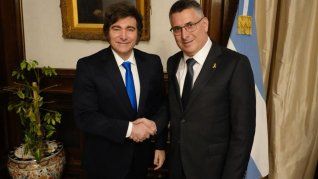Javier Milei recibió al ministro de Relaciones Exteriores de Israel, Gideon Sa’ar. Javier Milei recibió al ministro de Relaciones Exteriores de Israel, Gideon Sa’ar.
