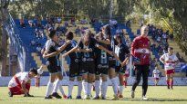 Imbatibles. Las chicas festejan: tienen 28 goles a favor y uno en contra en estosprimeros cuatro partidos.
