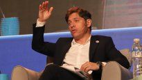 El gobernador bonaerense, Axel Kicillof, en la Conferencia de la UIA.