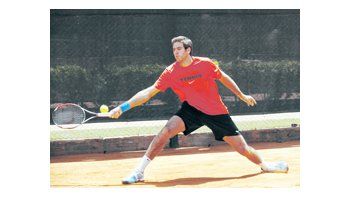 Del Potro entrenó con Nalbandian en un clima de cordialidad.
