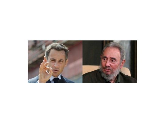 Nicolas Sarkozy - Fidel Castro.