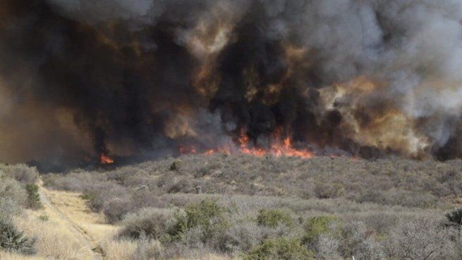 Los incendios sacuden a la provincia de Córdoba.