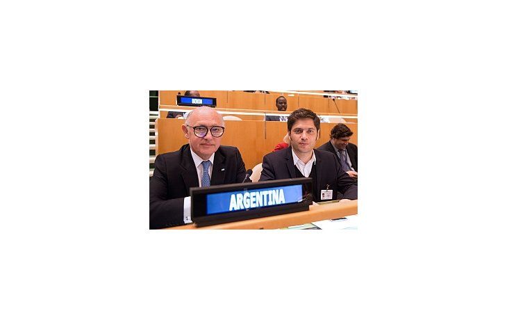 Timerman y Kicillof, en la Asamblea de la ONU.