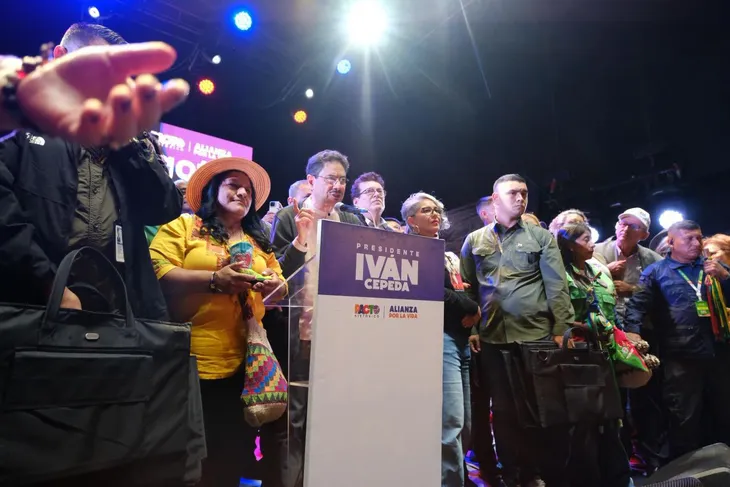 El candidato izquierdista Iván Cepeda.