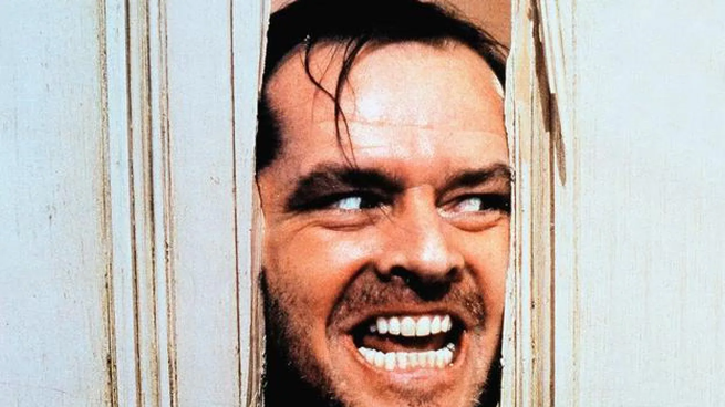 Jack Nicholson en El resplandor de los mejores thrillers de la historia.&nbsp;