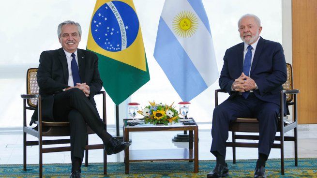 Alberto Fernández y Lula da Silva.