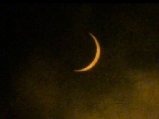 El eclipse total se desarrolló por dos minutos y diez segundos