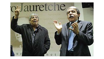 Tiempo atrás, Hugo Moyano y Aníbal Fernández compartín actos con militantes peronistas. Hoy, pelean por los medios.