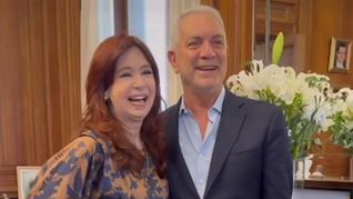 Cristina Fernández de Kirchner y Julio Alak.&nbsp;