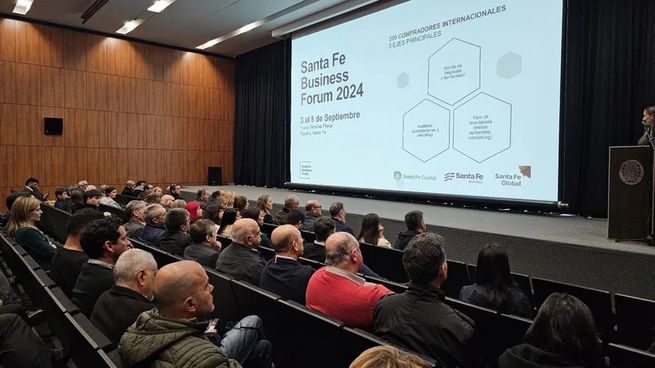 Empresarios. El Santa Fe Business Forum tuvo varias presentaciones durante este año. Mañana será la apertura oficial.
