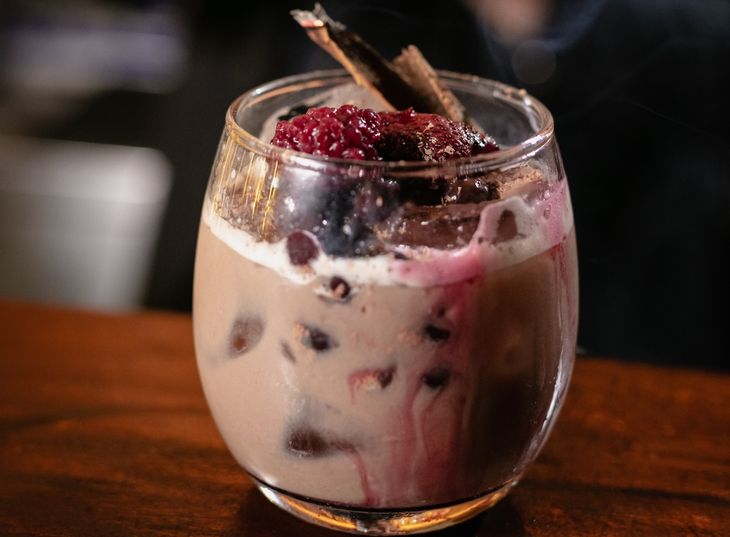 Dolce Fragola drink in Rufino. Dolce Fragola drink in Rufino.