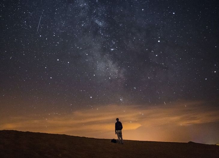 Lluvia de estrellas.