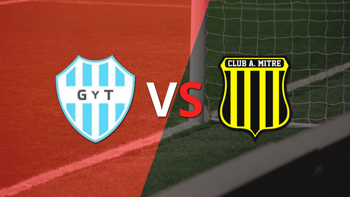 Halftime arrives and Gimnasia y Tiro and Miter (SE) tie without goals