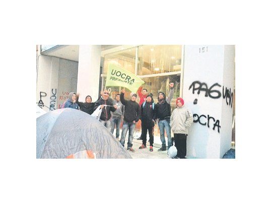 Piquete de UOCRA
