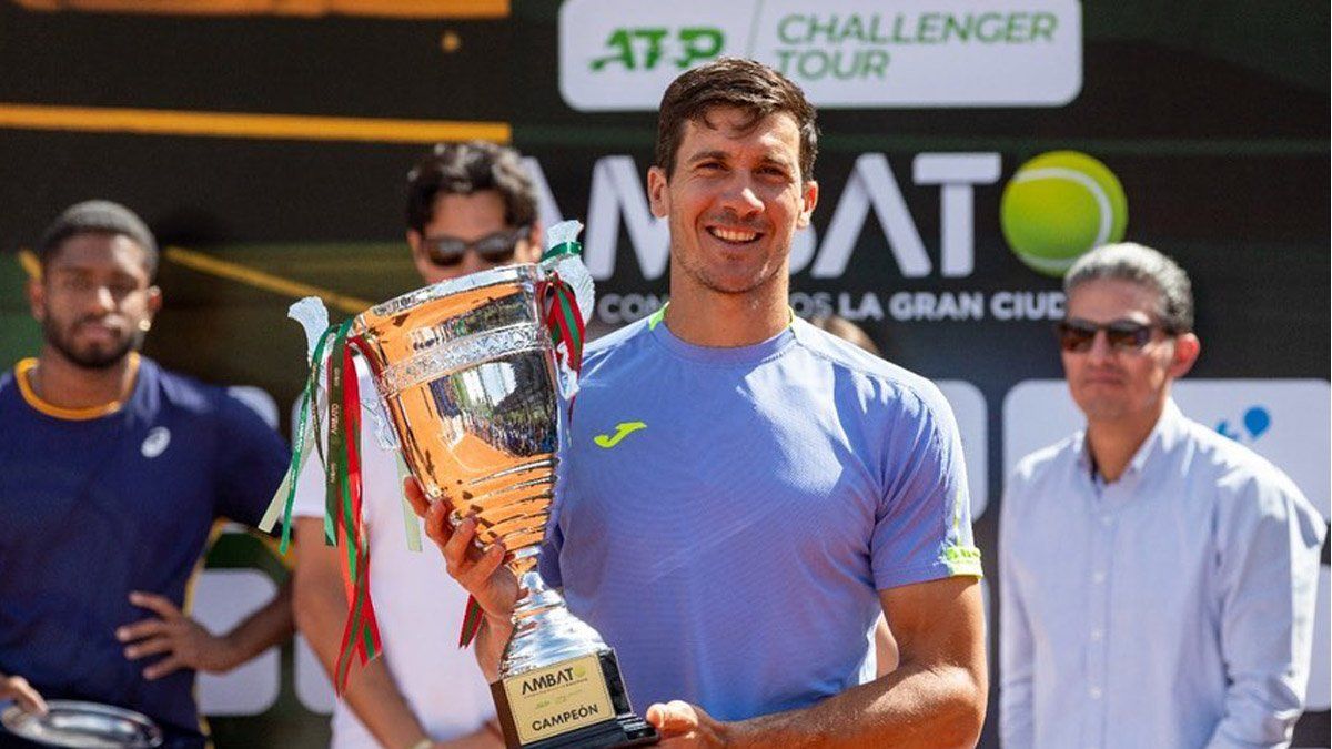 Facundo Bagnis obtuvo un histórico triunfo para el tenis argentino en Ecuador