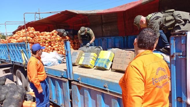Operativo de Gendarmería sobre la ruta 9 en Salta con destino a Córdoba.