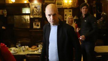 Horacio Rodríguez Larreta, en el clásico desayuno en el Café Tortoni