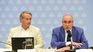 José Peluc y Nicolás Mayoraz, presidentes del plenario por la reforma a la ley de Glaciares.