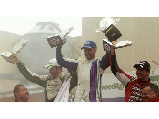 El podio celebra en Concordia.