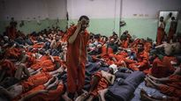 Prisioneros hacinados en la cárcel de Ghwayran, en Siria.