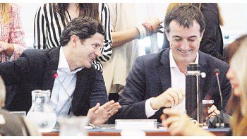 Comisión. El diputado del PRO Luciano Laspina encabezó el debate donde expuso Esteban Bullrich.