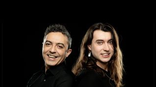 Angel Ruiz y Bruno Ferri en Susurros de ida y vuelta. Angel Ruiz y Bruno Ferri en Susurros de ida y vuelta.