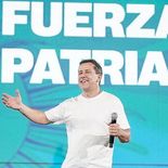 Mariano Recalde durante el acto de cierre del peronismo poerteño en Pompeya.  Mariano Recalde durante el acto de cierre del peronismo poerteño en Pompeya.