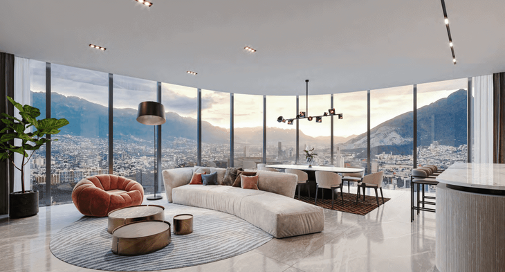 Con viviendas ultra lujosas y vistas únicas Con viviendas ultra lujosas y vistas únicas