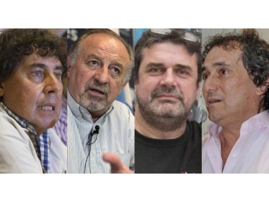 Pablo Micheli, Hugo Yasky, Roberto Pianelli y Sergio Sasia.