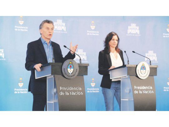 Índices. Junto a Carolina Stanley, Mauricio Macri dio a conocer, la semana pasada, el índice de pobreza.