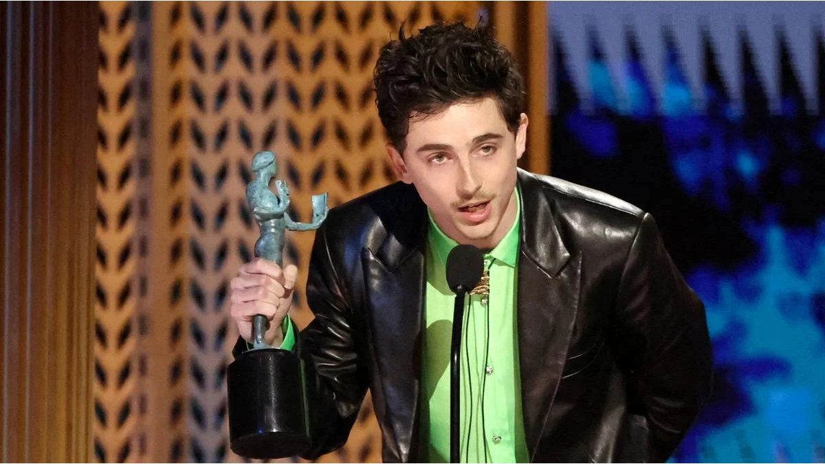 SAG 2025 Awards: Timothée Chalamet became the youngest actor to win as a leading actor