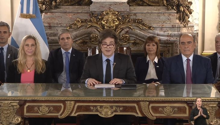 El presidente Javier Milei brindará una cadena nacional este viernes. 