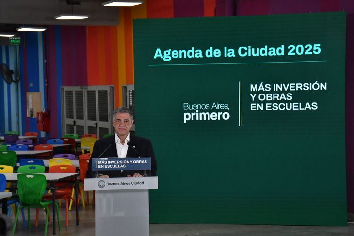 Durante la conferencia de prensa, Macri aseguró que el gobierno porteño realizará 627 obras en las escuelas durante 2025. Durante la conferencia de prensa, Macri aseguró que el gobierno porteño realizará 627 obras en las escuelas durante 2025.
