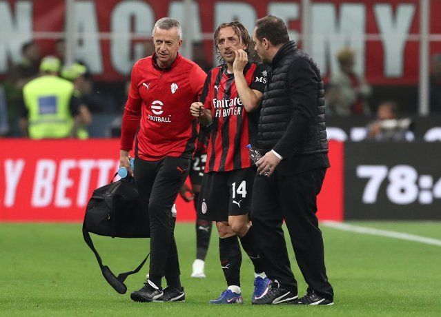 Modric encendió las alarmas en Croacia después del duro golpe que lo sacó del clásico ante la Juventus. 