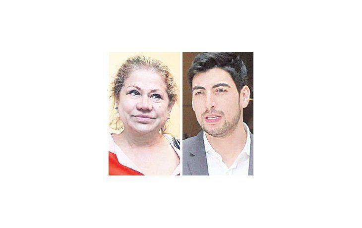 Graciela Camaño y Facundo Moyano