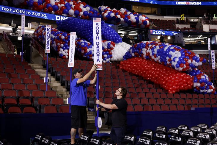 Se esperan unos 50.000 asistentes a la proclamación de Kamala Harris como candidata del Partido Demócrata. Se esperan unos 50.000 asistentes a la proclamación de Kamala Harris como candidata del Partido Demócrata.