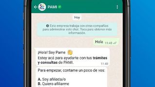 Jubilados: PAMI lanzó atención por WhatsApp