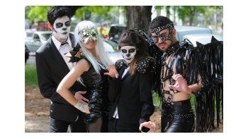 Seguidores de Lady Gaga en la previa del recital.