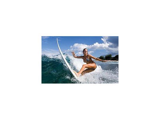 La surfista estadounidense Alana Blanchard es la más sexy de todas.