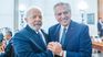 Lula de Silva and Alberto Fernandez. Lula de Silva and Alberto Fernandez.