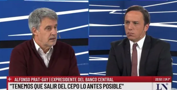 Prat Gay puso como ejemplo cómo fue la salida del cepo en el Gobierno de Mauricio Macri Prat Gay puso como ejemplo cómo fue la salida del cepo en el Gobierno de Mauricio Macri