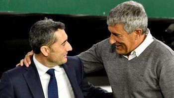 Barcelona echó a Ernesto Valverde y contrató a Quique Setién.