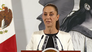 Claudia Sheinbaum brinde una nueva Mañanera del Pueblo.