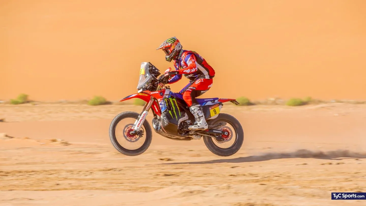 Ricky Brabec, nuevo lider en motos del Dakar