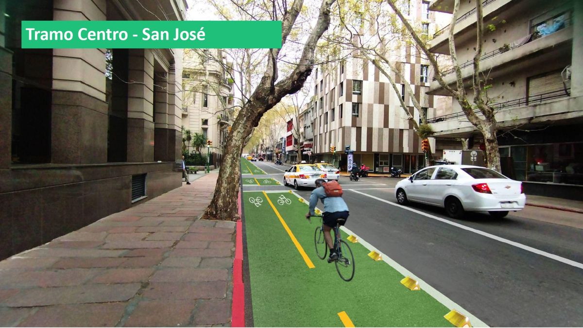 The National Party questioned the Montevideo cycle path due to the risk of life for cyclists