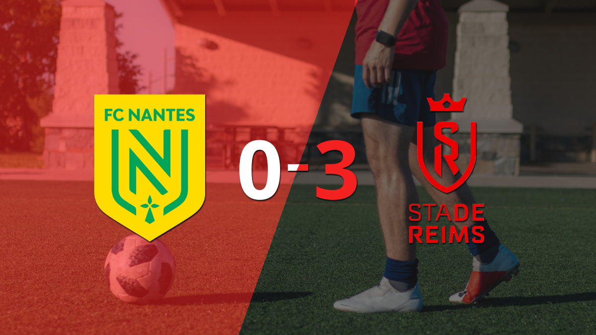 Stade de Reims defeated Nantes without complications with a brace from Alexis Flips
