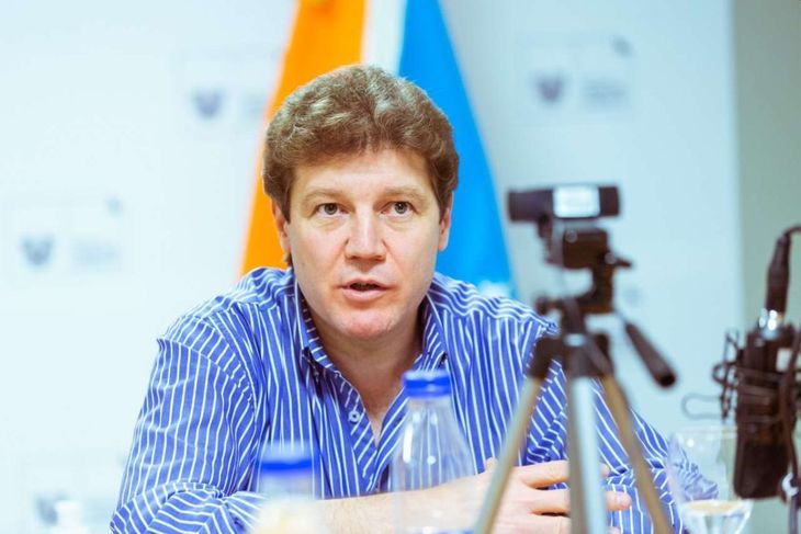 El gobernador Tierra del Fuego, Antártida e Islas del Atlántico Sur, Gustavo Melella.