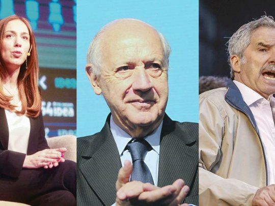 María Eugenia Vidal,&nbsp;Roberto Lavagna y&nbsp;Felipe Solá.