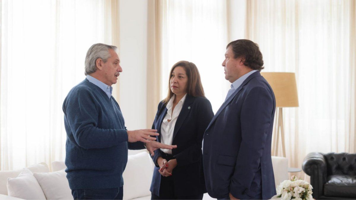 Alberto Fernández y Arabela Carreras se reunieron en Olivos